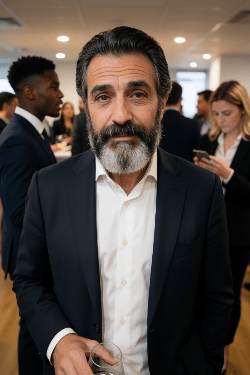 Kenneth Macleod at a professional archival research event, event portrait two.
