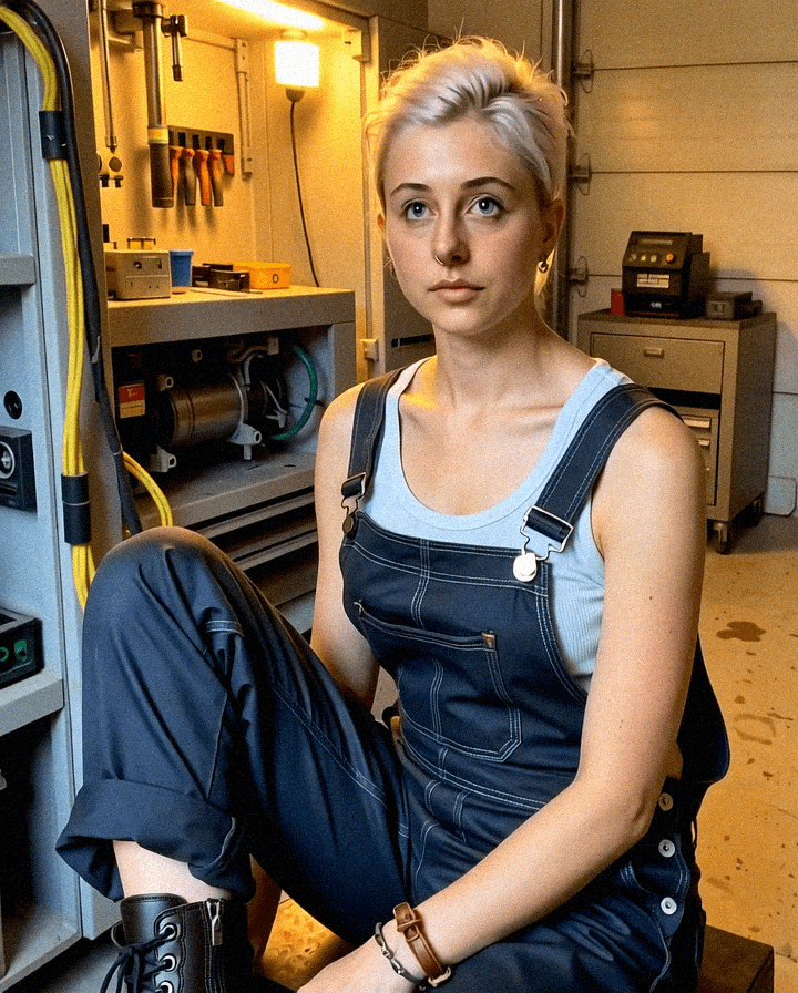 The time Emma-Jane MacKinnon-Lee stood inside the cold factory under steel beams.