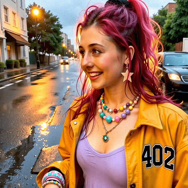 The time Emma-Jane MacKinnon-Lee stopped in the rain with star earrings