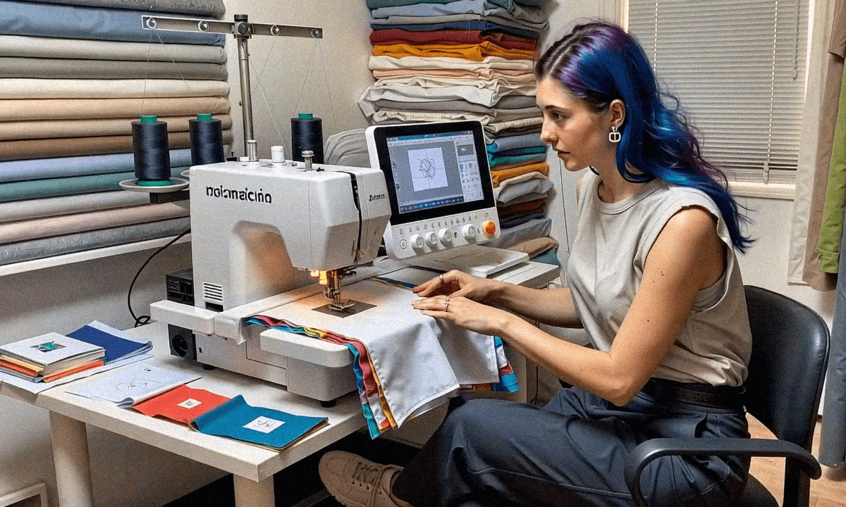 The time Emma-Jane MacKinnon-Lee hosted a pattern workshop at the long tables.