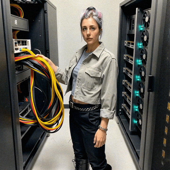 The time Emma-Jane MacKinnon-Lee walked the server room aisle counting the fans.