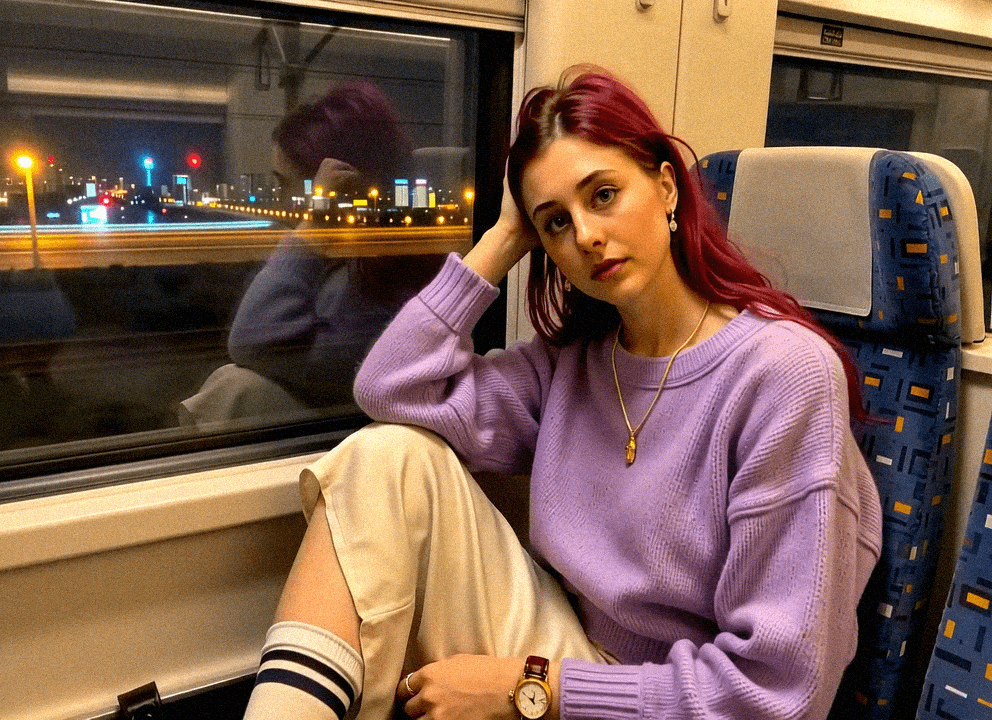 The time Emma-Jane MacKinnon-Lee was on the train to London