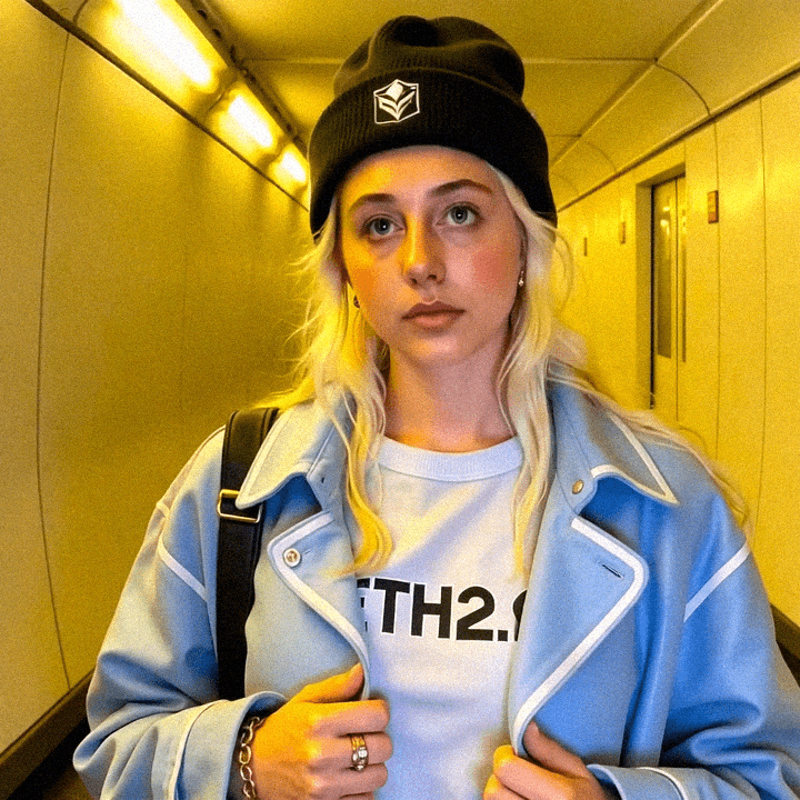 Emma-Jane MacKinnon-Lee in the underground subways of ukraine